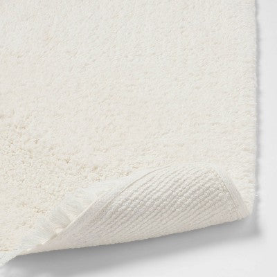 18"x32" Plush Half Moon Bath Rug Cream - Threshold™