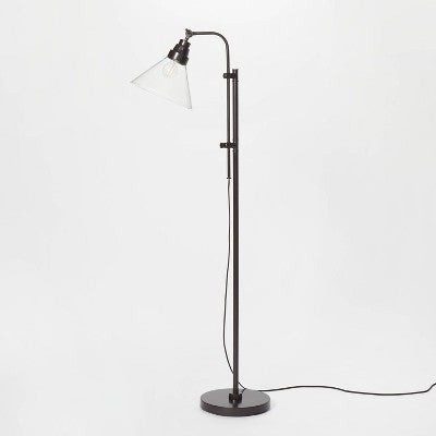Glass Shepherd Floor Lamp Black - Threshold™ Designed With Studio McGee