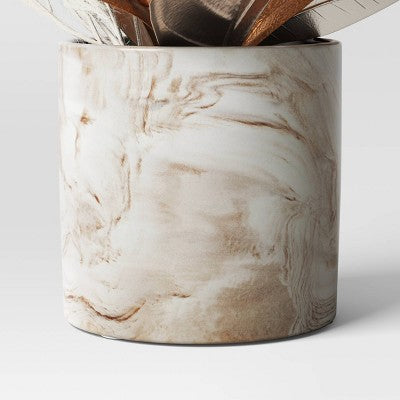 Artificial Plant Small Gold Leaf Arrangement - Threshold™
