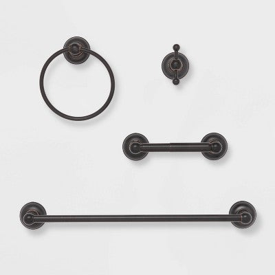 4pc Classic Bath Hardware Set - Threshold™