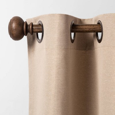 Wood Knob Curtain Rod - Threshold™