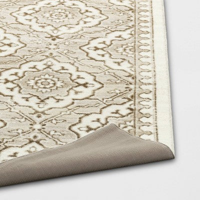 Kenbridge Persian Border Tile Print Mushroom Rug - Threshold™