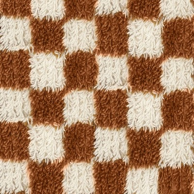 Checkerboard Pouf Mustard/Cream - Threshold™