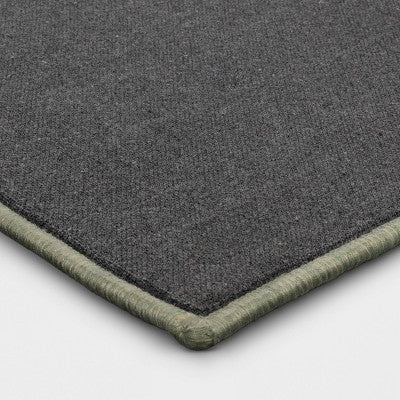 2'x3' Comfort Mat Floral Accent Rug Sage Green - Threshold™