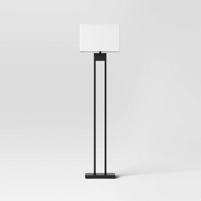 Weston Window Pane Floor Lamp Black - Threshold™