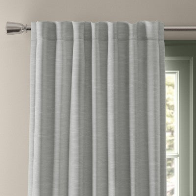 Blackout Henna Window Curtain Panel Gray - Threshold™