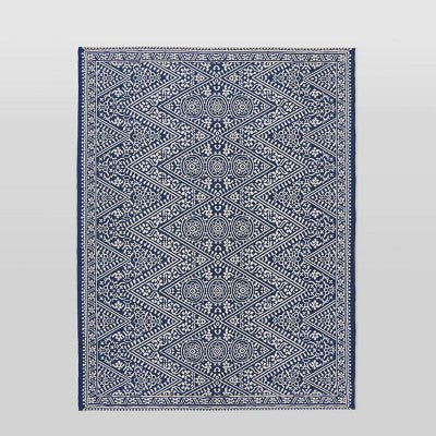 Tapestry Outdoor Rug Blue - Threshold™