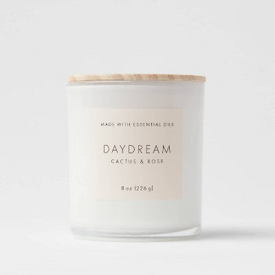 Wood Lidded Glass Wellness Daydream Candle - Threshold™