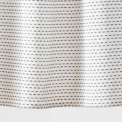 Woven Dotted Line Shower Curtain - Threshold™