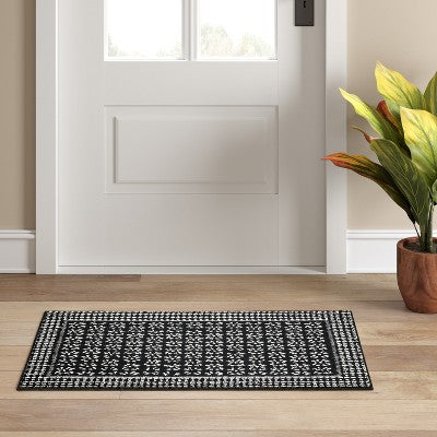 Washable Geometric Border Tufted Rug - Threshold™