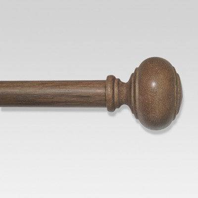 Curtain Rod Faux Wood - Threshold™