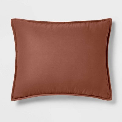 Washed Cotton Sateen Quilt Sham - Threshold™