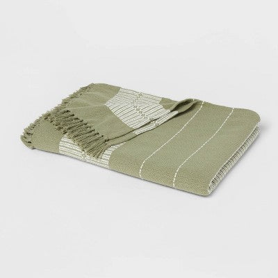 Global Fringed Oversized Throw Blanket - Threshold™