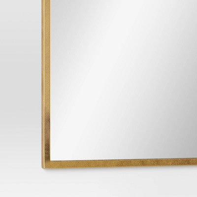20"x30" Decorative Gold Wall Mantle Mirror Gold - Threshold™
