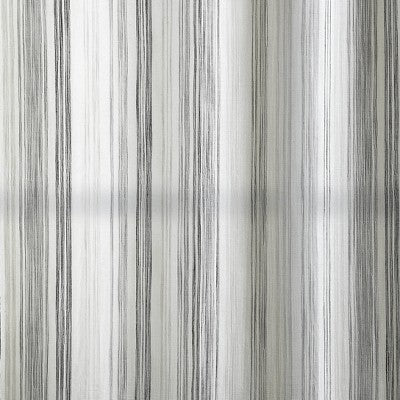 1pc 50"x84" Light Filtering Striped Curtain Panel Gray - Threshold™