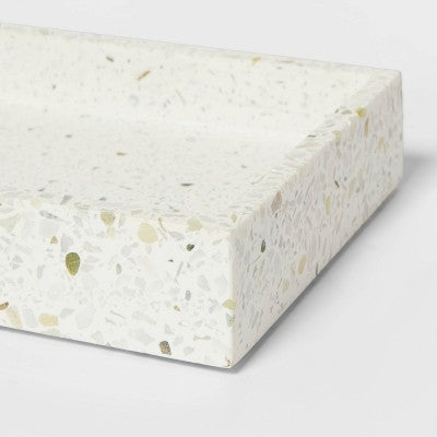 Terrazzo Bath Tray White - Threshold™