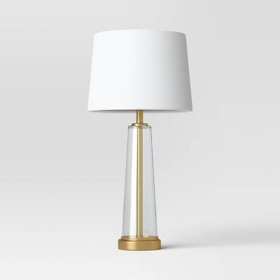 Tapered Fillable Table Lamp With USB (Includes LED Light Bulb) - Threshold™