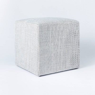 Lynwood Square Upholstered Cube - Threshold™ Designed With Studio McGee