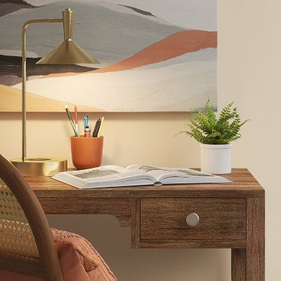 LED Wireless Charging Task Lamp With USB Brass (Includes LED Light Bulb) - Threshold™
