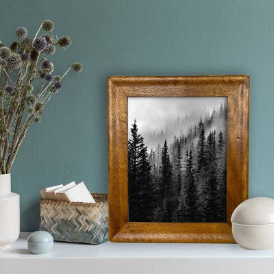 8" X 10" Rounded Corner Frame Golden Walnut - Threshold™