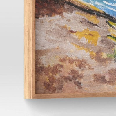 30" X 24" Village Waterfront By Boscoe Holder Framed Canvas Board - Threshold™