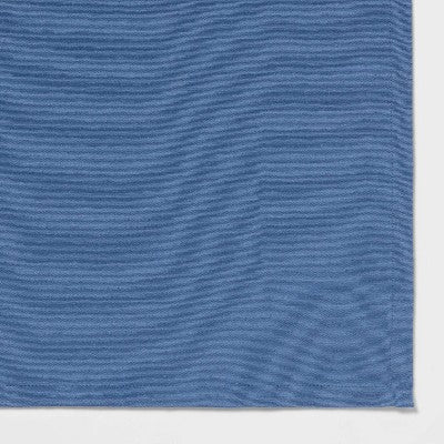 84" X 60" Cotton Tablecloth Blue - Threshold™