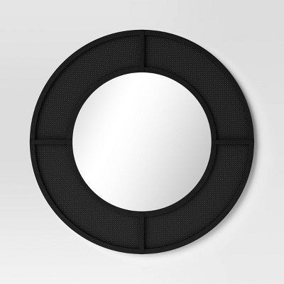 28" Caning Round Wall Mirror - Threshold™