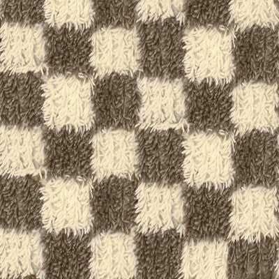 Checkerboard Pouf Cream/Brown - Threshold™