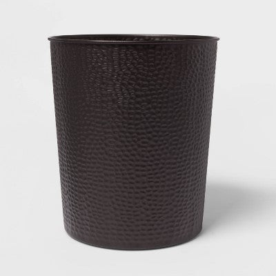Solid Hammered Wastebasket - Threshold™