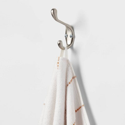 Modern Pinstriped Towel White/Yellow - Threshold™