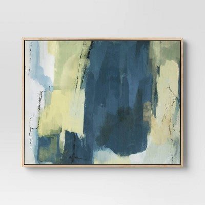  2pk 16" X 20" Abstract Pair Framed Wall Canvases - Threshold™