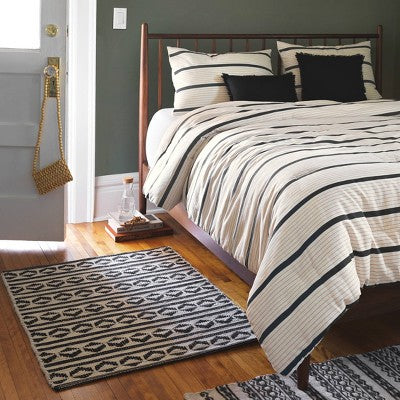  5pc Modern Stripe Comforter Set Off-White - Threshold™