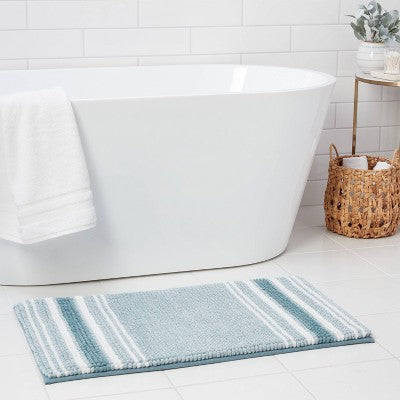  20"x34" Low Chenille Memory Foam Bath Rug - Threshold™ 