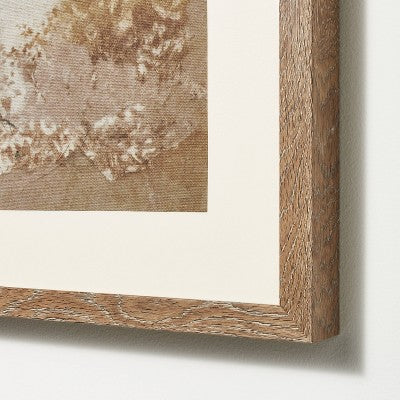  16" X 20" Ancient Fresco Linen Framed Wall Art Print - Threshold™ Designed With Studio McGee