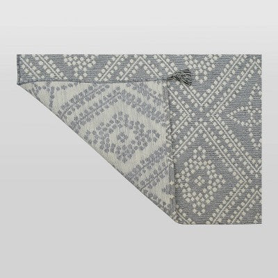  Diamond Tasseled Outdoor Rug - Threshold™