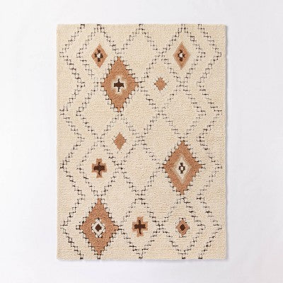 Northridge Hand Tufted Wool Shag Diamond Area Rug - Threshold™ Designed With Studio McGee