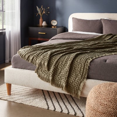  60"x80" Waffle Bed Throw - Threshold™