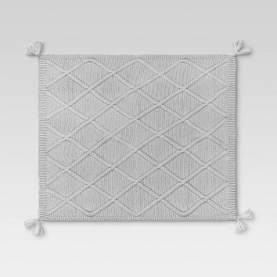  Chunky Diamond Knit Throw Blanket - Threshold™