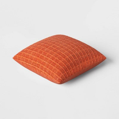  Oversized Marled Knit Square Throw Pillow - Threshold™