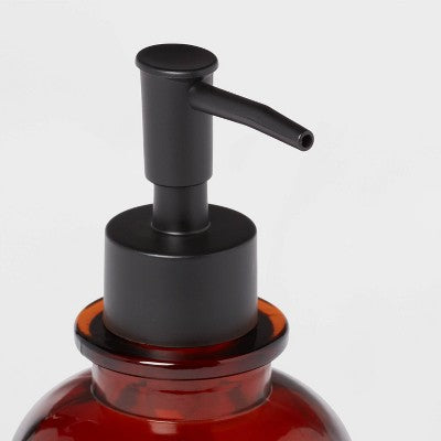  2pk Glass Soap Dispensers Amber - Threshold™