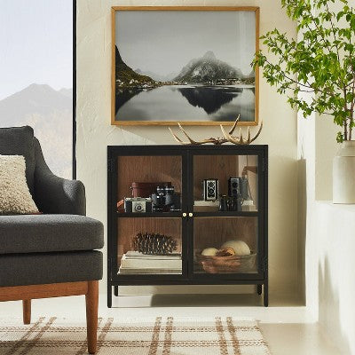  30" X 24" Mirror Lake Framed Under Glass - Threshold™ Designed With Studio McGee