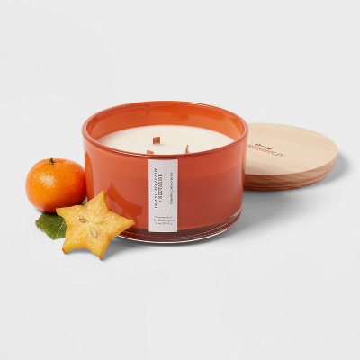  Island Starfruit And Nectarine Candle Orange - Threshold™