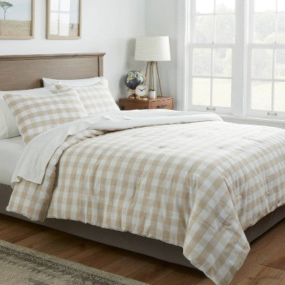  Yarn-Dyed Gingham Comforter & Sham Set - Threshold™