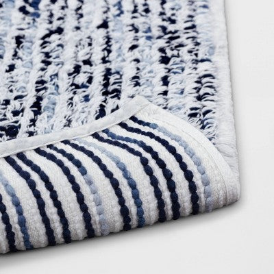  20"x32" Spacedye Striped Bath Rug - Threshold™