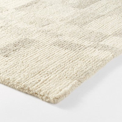  Irregular Checkerboard Tufted Rug Cream - Threshold™ Designed With Studio McGee