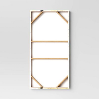  47.24" X 23.62" Floral Unframed Canvas - Threshold™