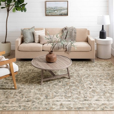  9'x12' Cashmere Geo Rug Gray - Threshold™