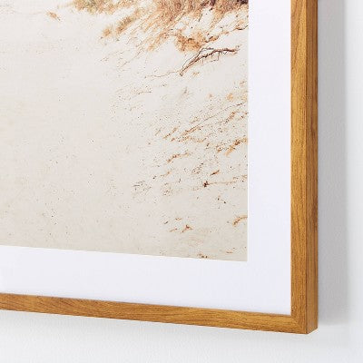  30" X 36" Sandy Shoreline Framed Framed Wall Poster Prints - Threshold™ Designed With Studio McGee