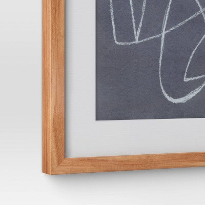  2pk 16" X 20" Modern Scribble Framed Under Glass Wall Poster Print Blue - Threshold™
