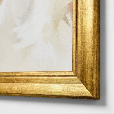  28"x38" Modern Abstract Light Framed Wall Art With Ornate Frame - Threshold™ Designed With Studio McGee